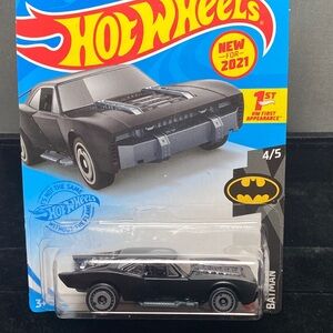 Mattel Black Batman Hot Wheels Car